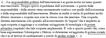 Riflessioni concettuali : un estratto dal testo della Lecture