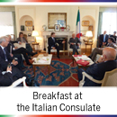 Breakfast at the Italian Consulate