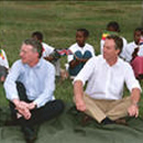 Benn and Blair in Addis Ababa - 2004