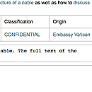 screen capture of WikiLeaks