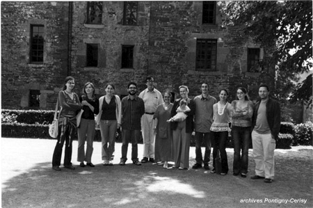 Les étudiants ayant participé au colloque - archives Pontigny-Cerisy